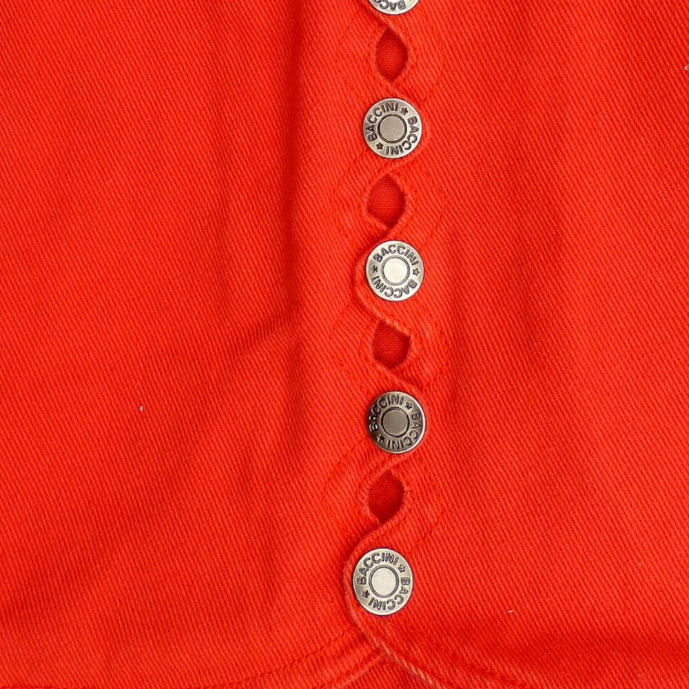 NEW Baccini Red Denim Maxi Skirt - Size 20 - Picture 3 of 6